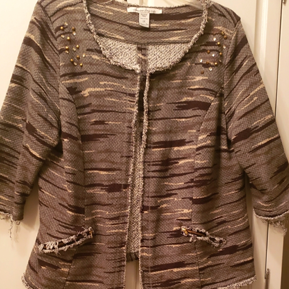 American Rag Knit jacket, 1X